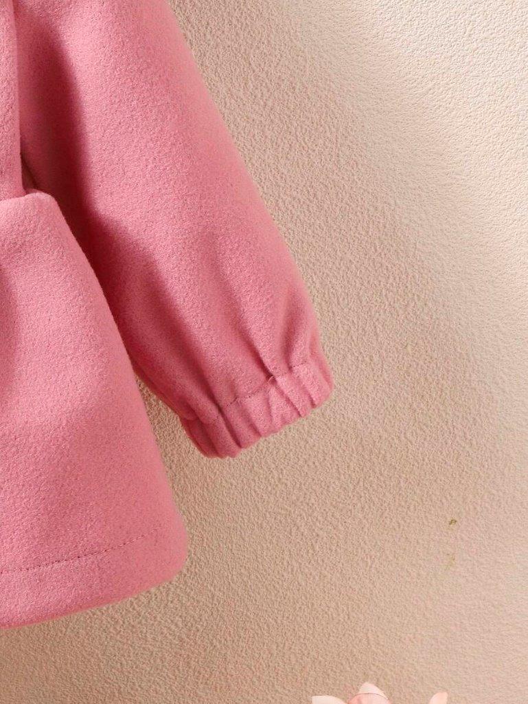 Baby Front Button Coat Pink