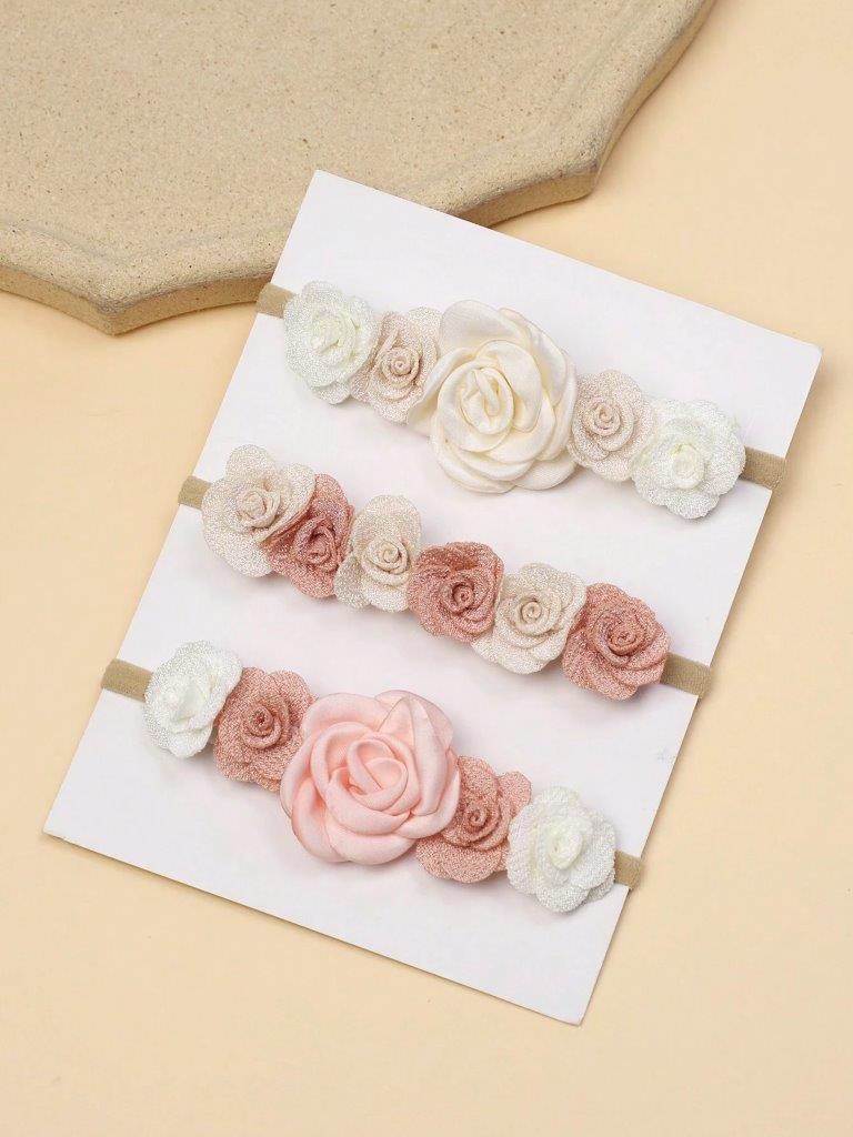 Baby 3 Piece Headband Set Mix 6