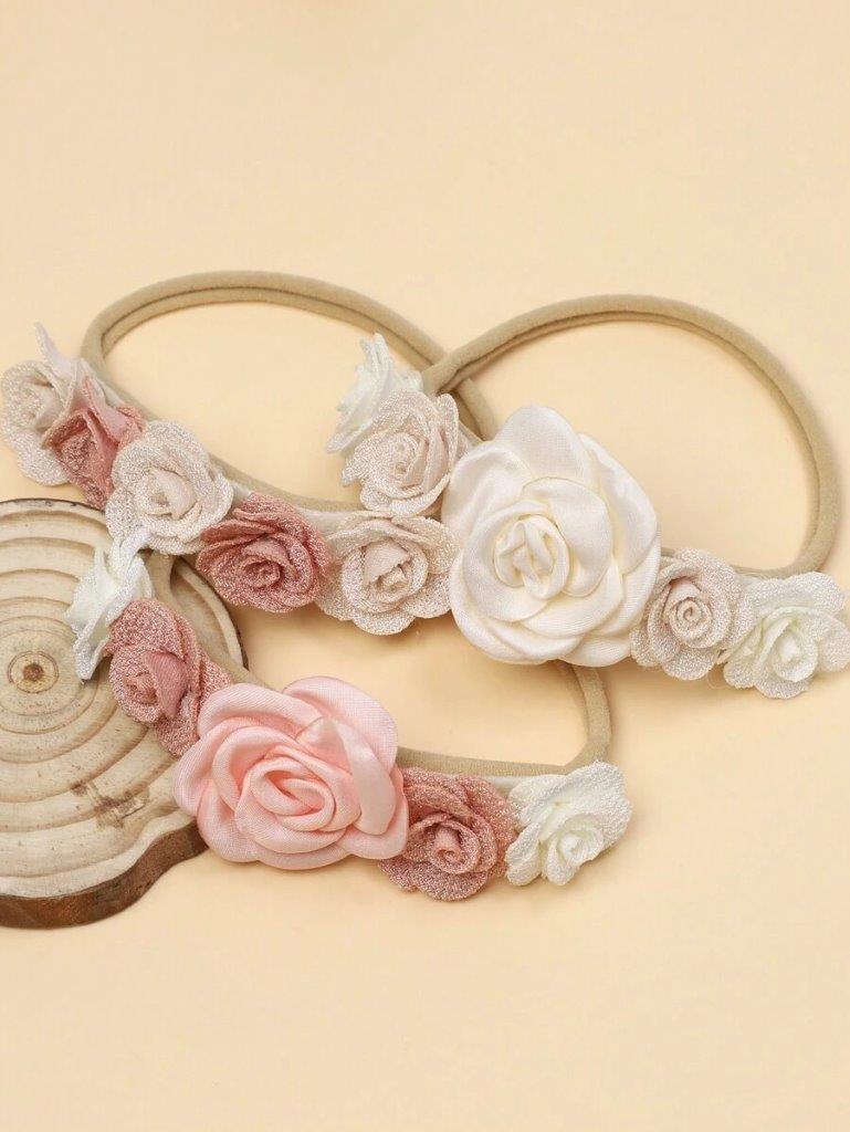 Baby 3 Piece Headband Set Mix 6