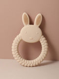 Baby Rabbit Ears Silicone Teether Beige