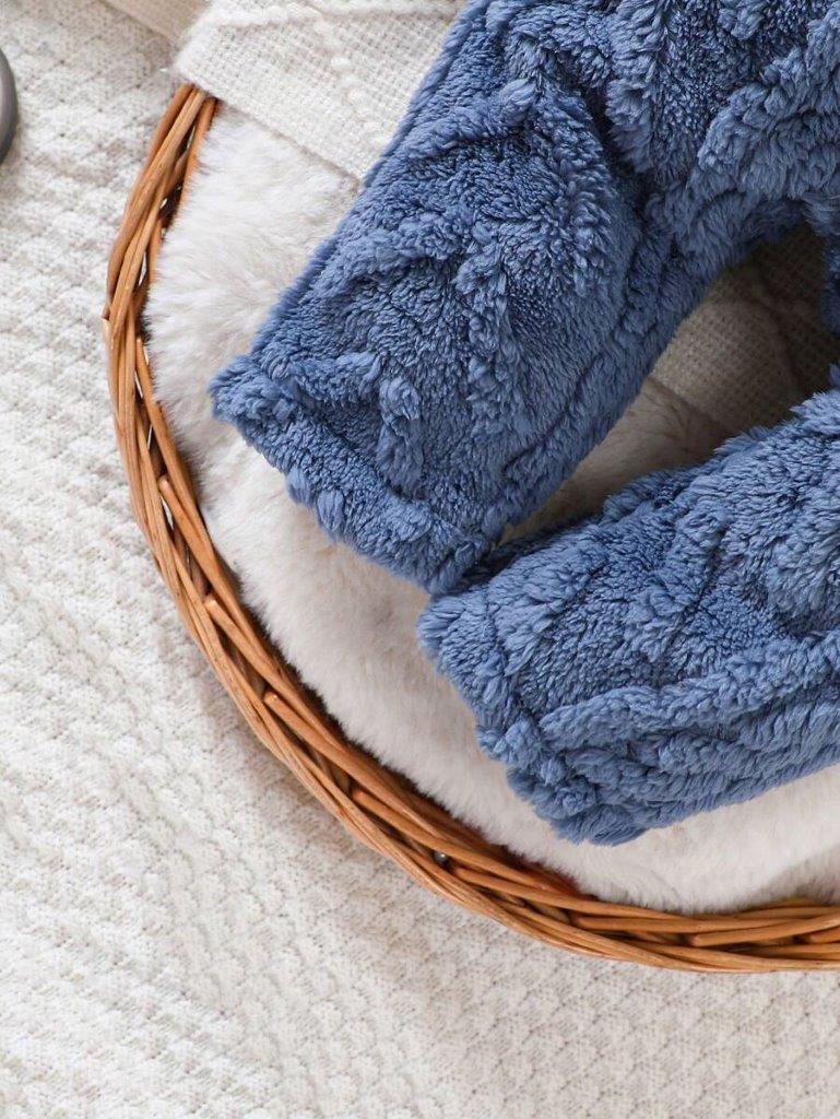 Baby Button Fluffy Hooded Jumpsuit