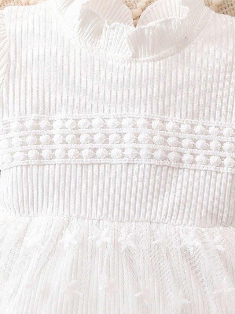 Baby Elegant Lace Bodysuit Dress