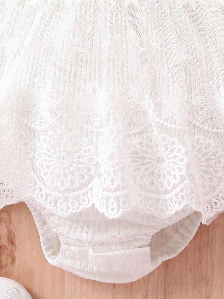 Baby Elegant Lace Bodysuit Dress