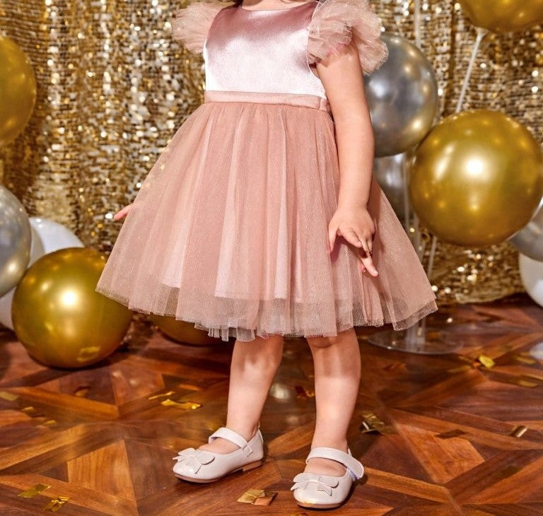 Baby Glamorous Overlay Party Dress