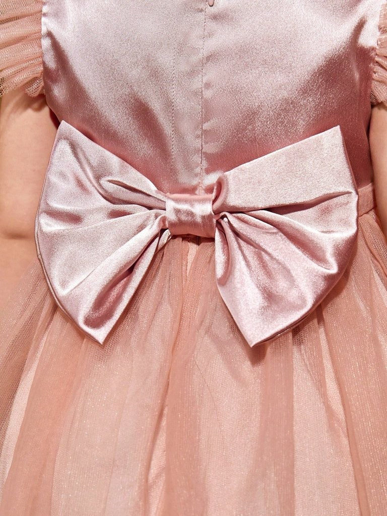 Baby Glamorous Overlay Party Dress