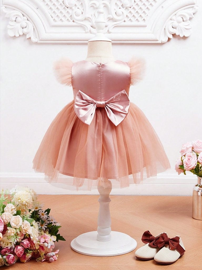 Baby Glamorous Overlay Party Dress