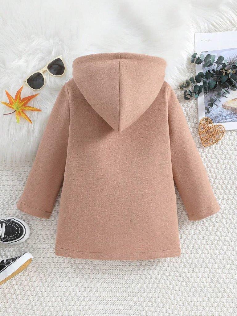 Baby Hooded Plaid Duffle Coat