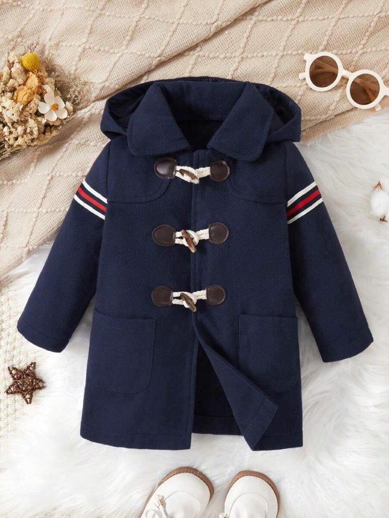 Baby Dual Pocket Hooded Coat