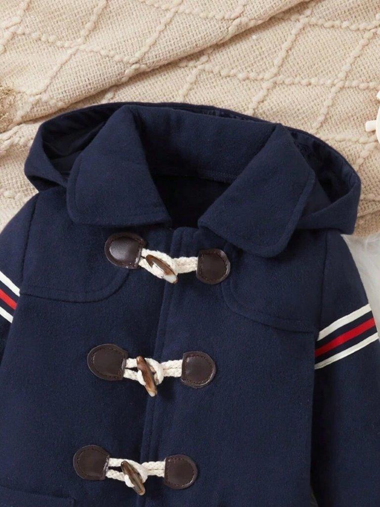 Baby Dual Pocket Hooded Coat