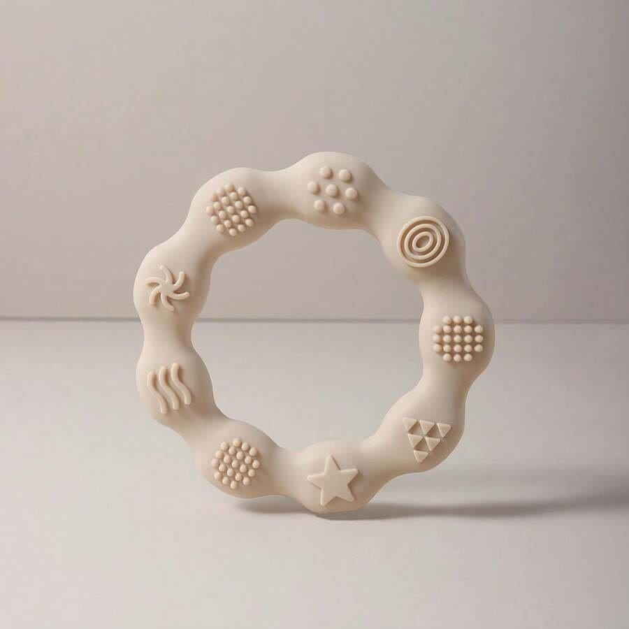 Baby Beige Silicone Teether