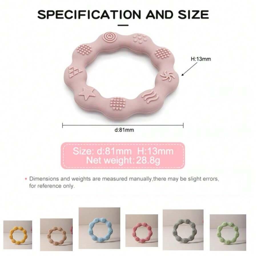 Baby Red Silicone Teether