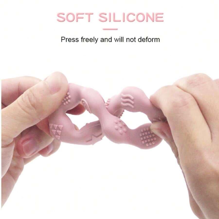 Baby Beige Silicone Teether