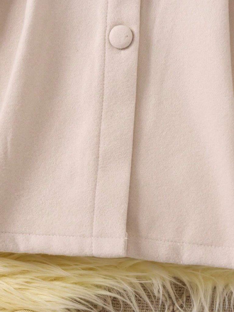 Toddler Girls Teddy Collar Coat