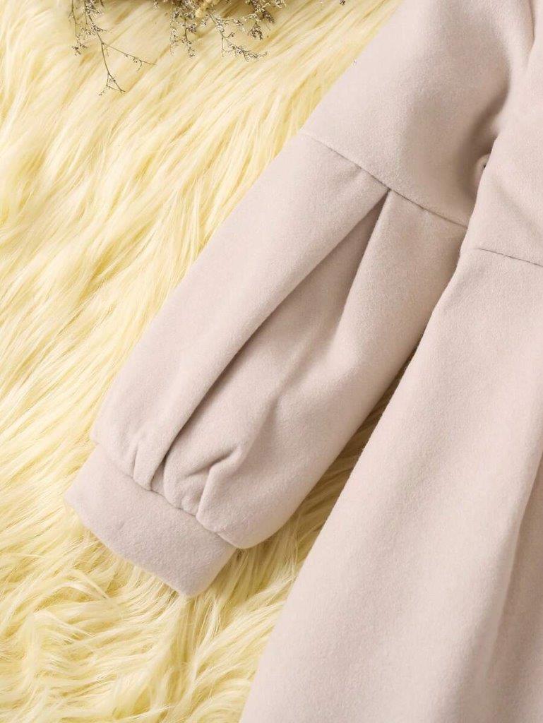 Toddler Girls Teddy Collar Coat