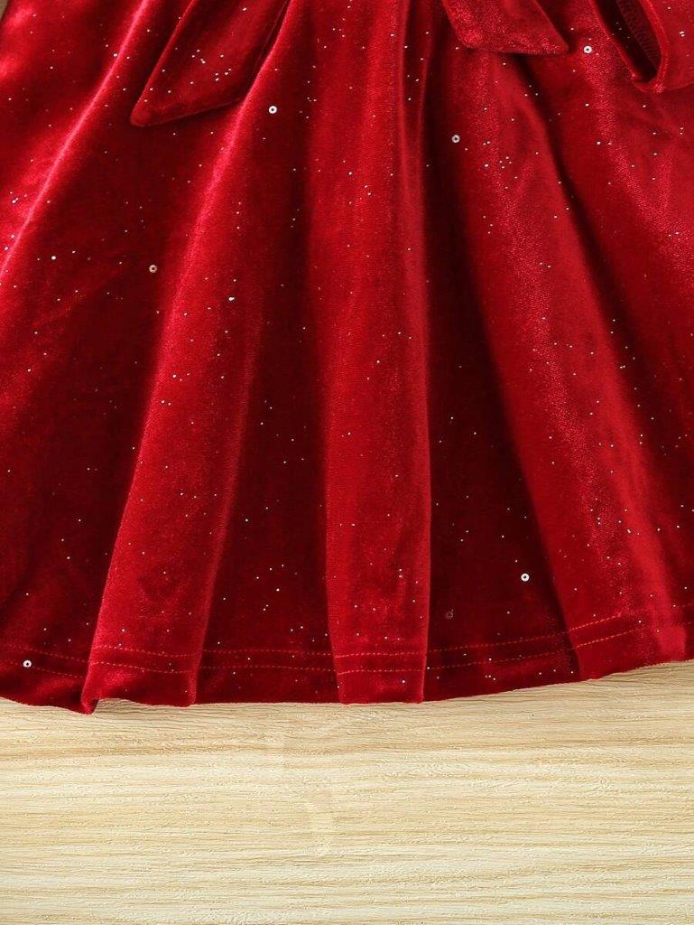 Toddler Girls Sparkle Belted Dress