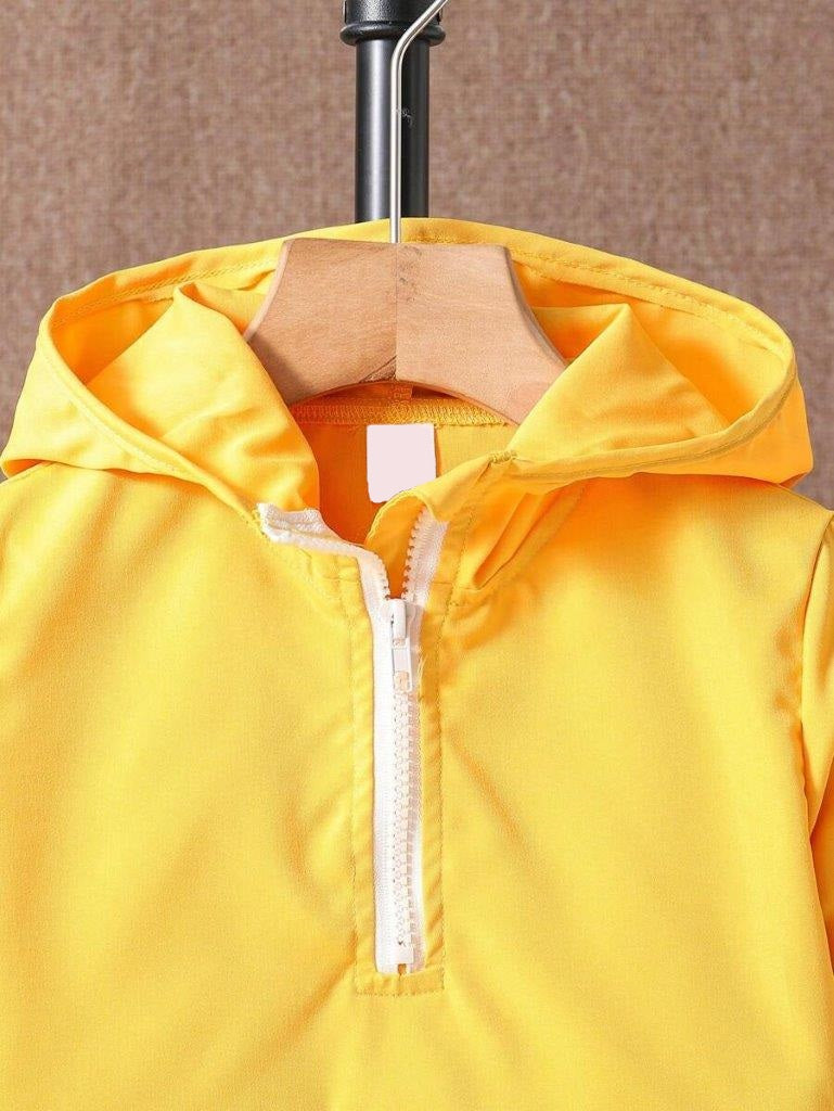 Toddler Boys Half Zip Jacket And Pants Set