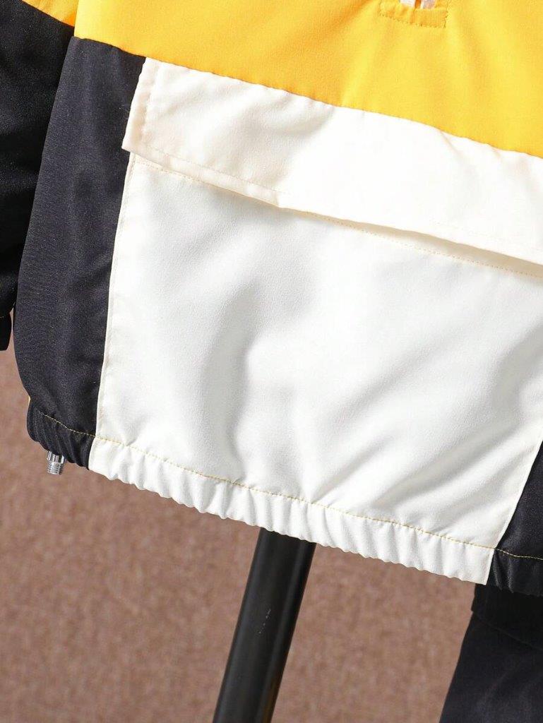 Toddler Boys Half Zip Jacket And Pants Set