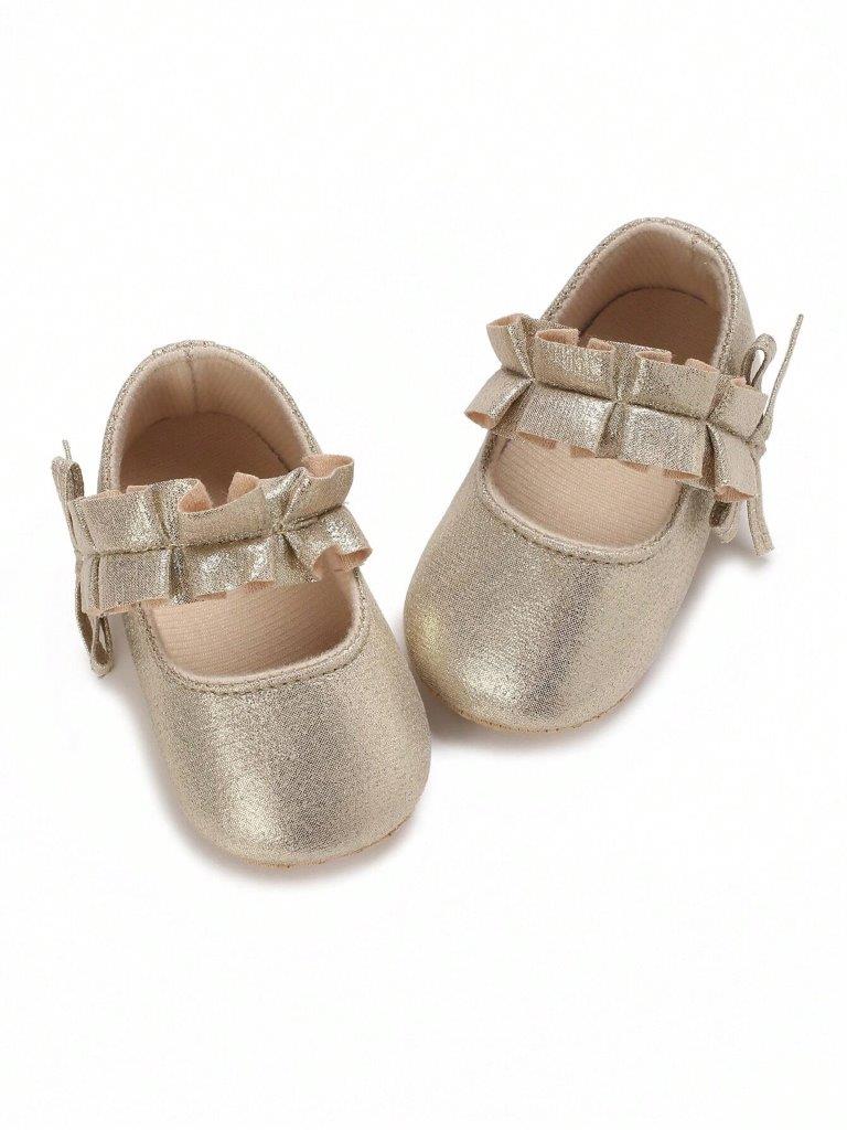 Baby Gold Butterfly Knot Flats