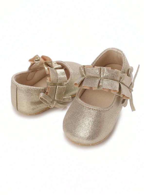 Baby Gold Butterfly Knot Flats