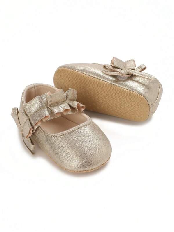 Baby Gold Butterfly Knot Flats