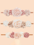 Baby 3 Piece Headband Set Mix 8