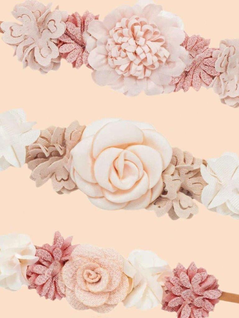 Baby 3 Piece Headband Set Mix 8
