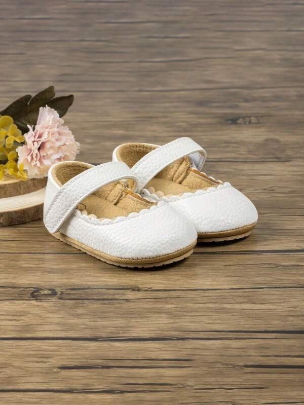 Baby Mary Jane White Flats