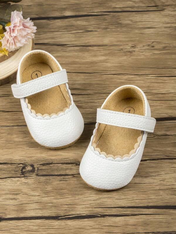 Baby Mary Jane White Flats