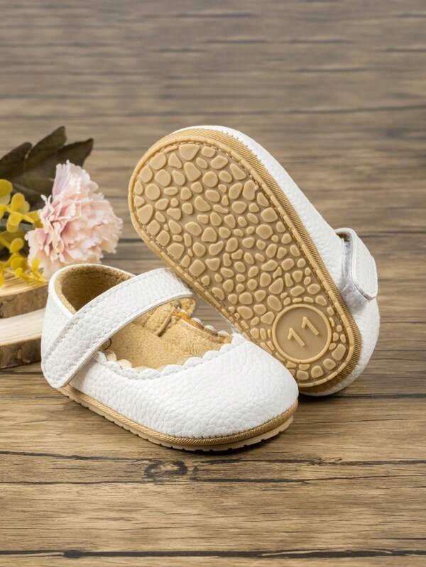 Baby Mary Jane White Flats