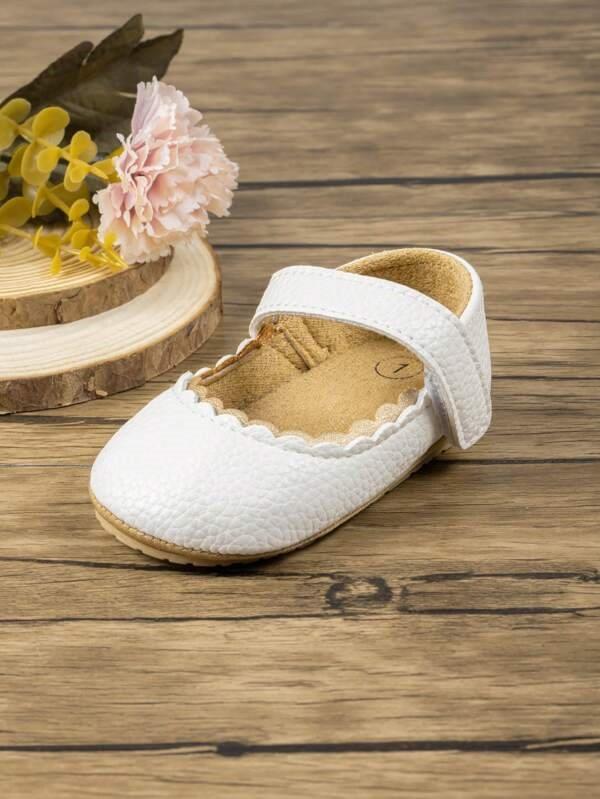 Baby Mary Jane White Flats