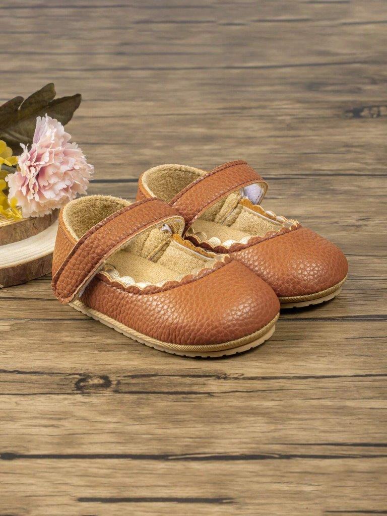 Baby Mary Jane Brown Flats