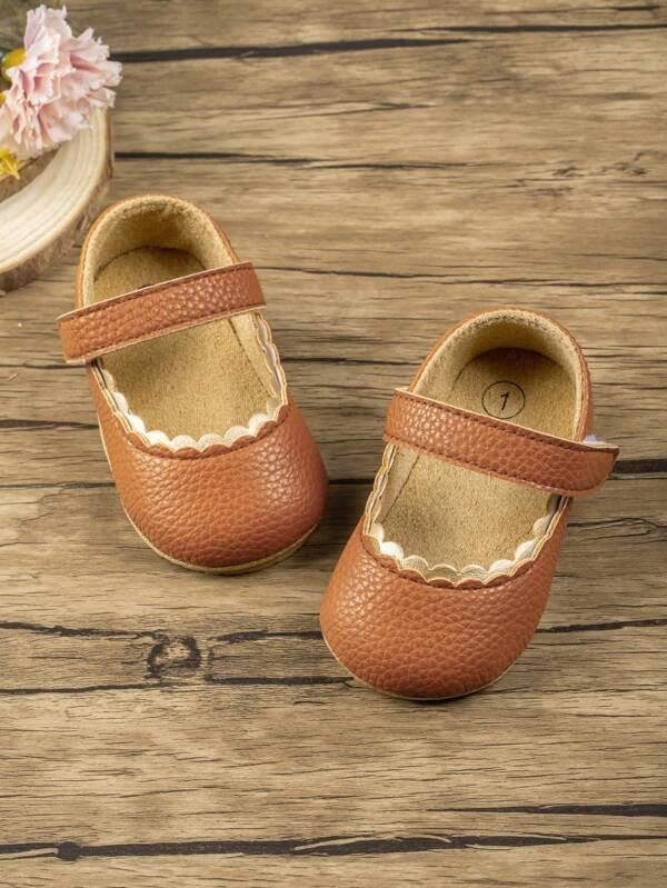 Baby Mary Jane Brown Flats