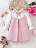 Baby Elegant Frilled Bow Dress