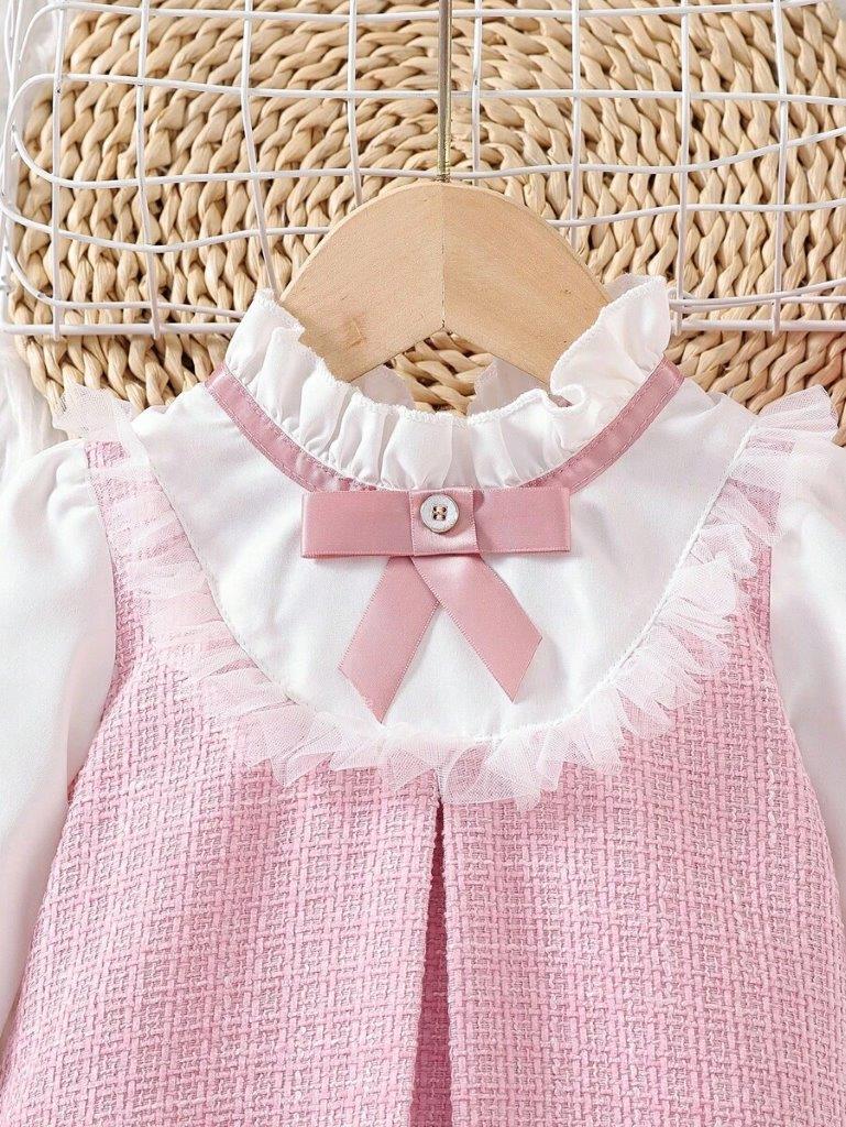 Baby Elegant Frilled Bow Dress