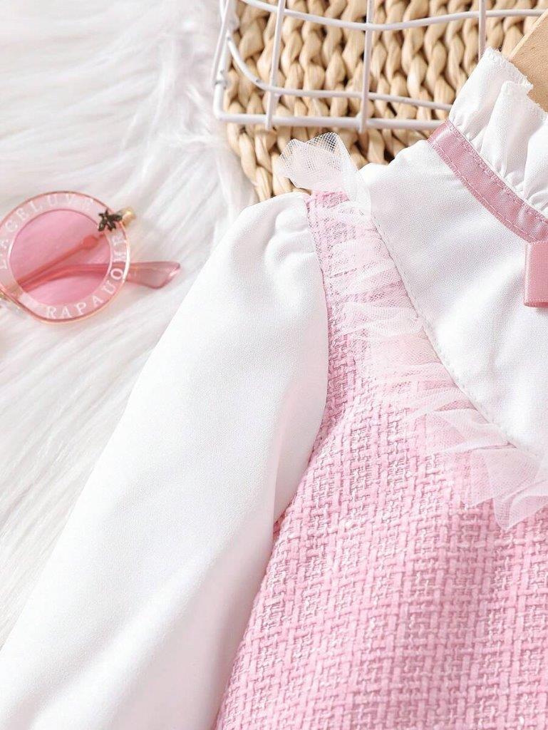 Baby Elegant Frilled Bow Dress