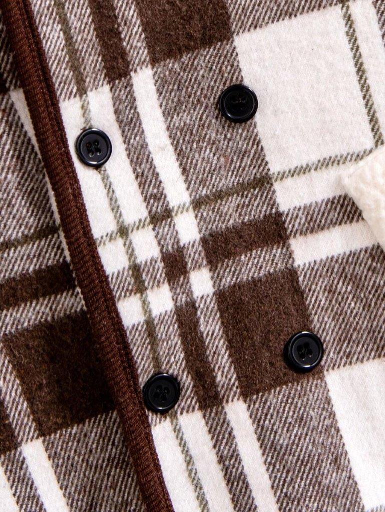 Toddler Boys Plaid Jacket