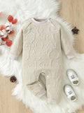 Baby Patterned Jumpsuit Apricot