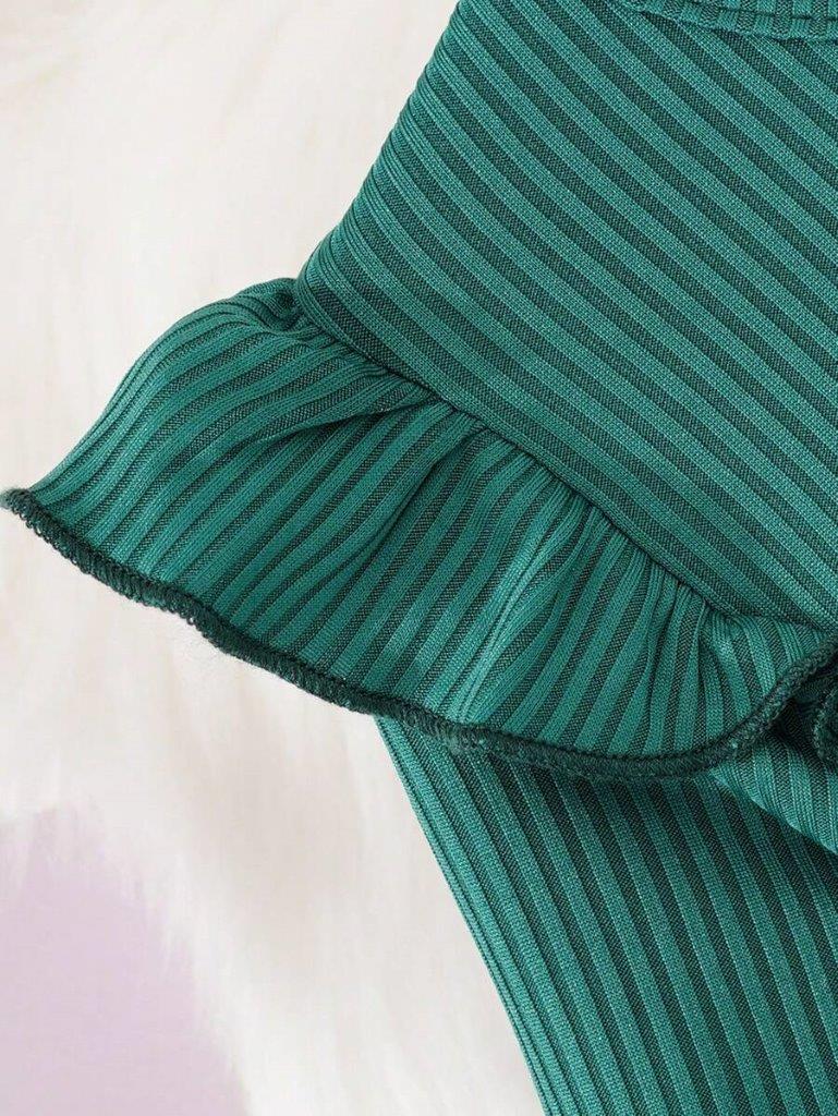 Toddler Girls Glitter Belted Dress