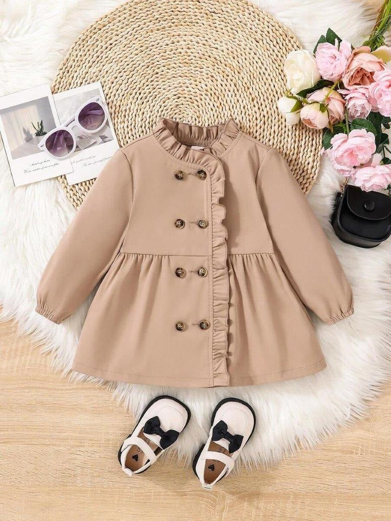 Baby Double Breasted Windbreaker Jacket