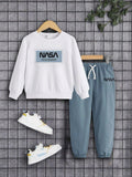 Toddler Boys Space Pullover And Pants Set