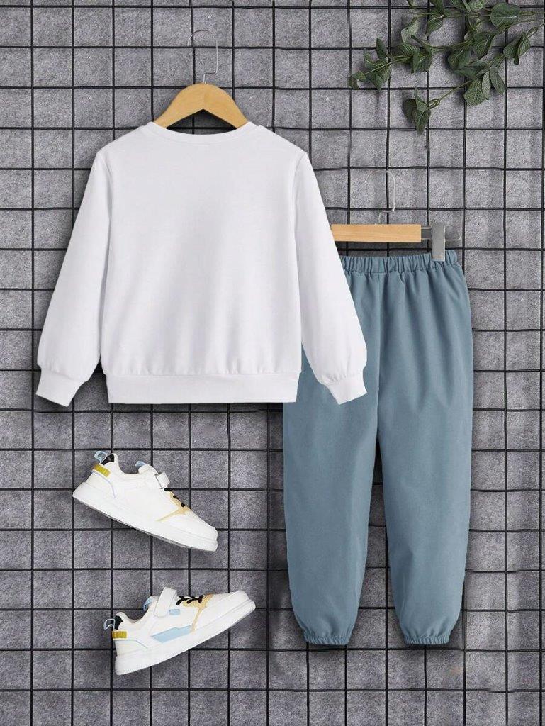 Toddler Boys Space Pullover And Pants Set
