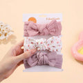 Baby 3 Piece Bowknot Headband Set Mix 3