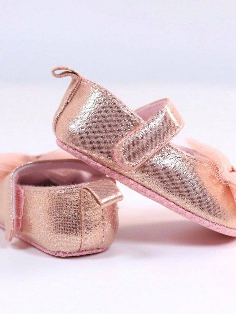 Baby Heart Princess Flats Pink