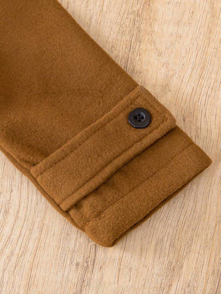 Baby Khaki Double Breasted Coat