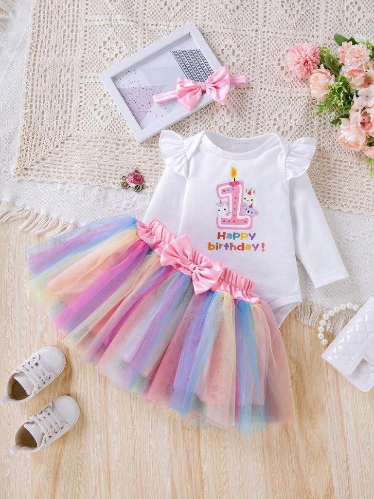 Baby Character One Year Old Birthday Set