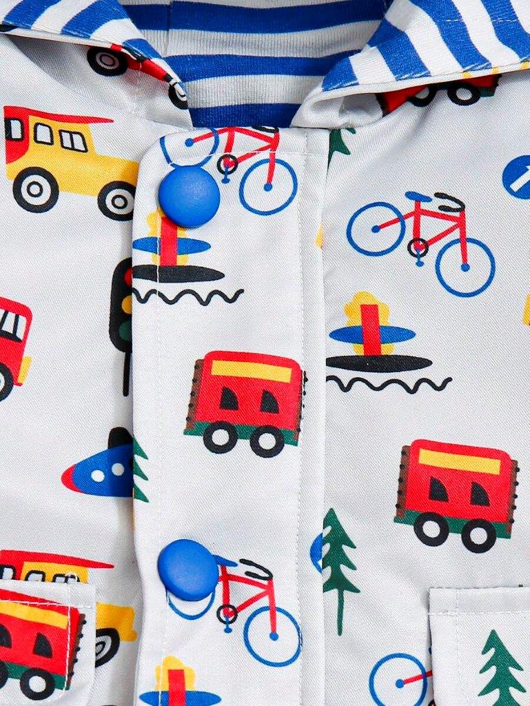 Baby Car Pattern Hoodie Jacket