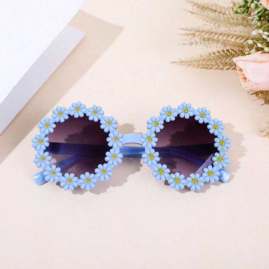 Kids Daisy Sunglasses Blue