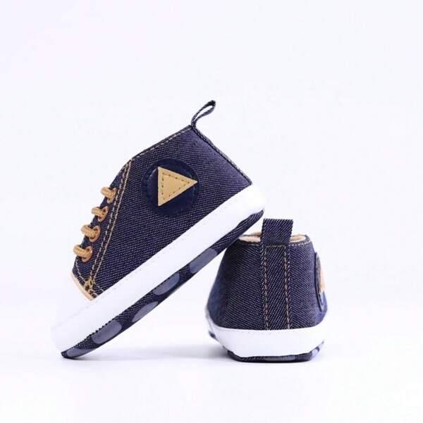 Baby Navy Blue Denim Sneakers