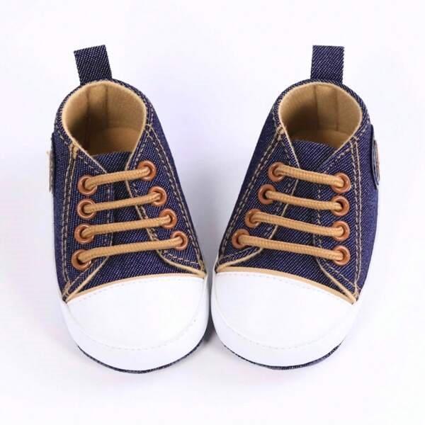 Baby Navy Blue Denim Sneakers