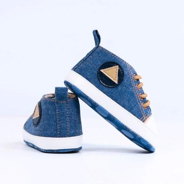 Baby Blue Denim Sneakers